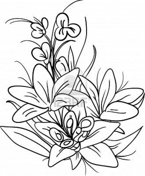 dibujos-de-flores-para-colorear-flores