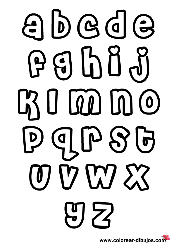 Diferentes letras, vocales y abecedarios para imprimir y colorear