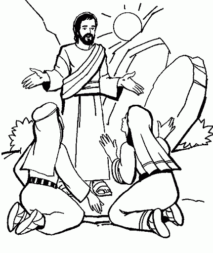 clipart of jesus rising from the dead - photo #15