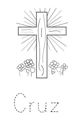 Dibujos de cruces para pintar | Colorear imágenes