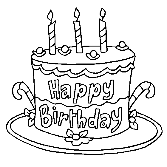 torta de cumpleaños para pintar imagui