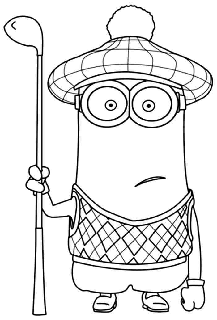 images of coloring pages minions rocking - photo #4