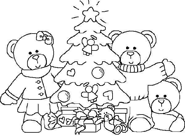 Resultado de imagen para arbol de navidad para colorear para niños