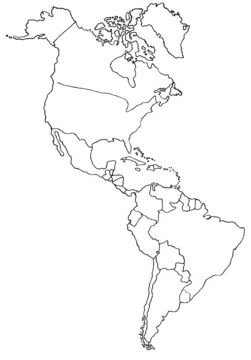 Mapas De Am Rica Para Colorear Y Descargar Colorear Im Genes