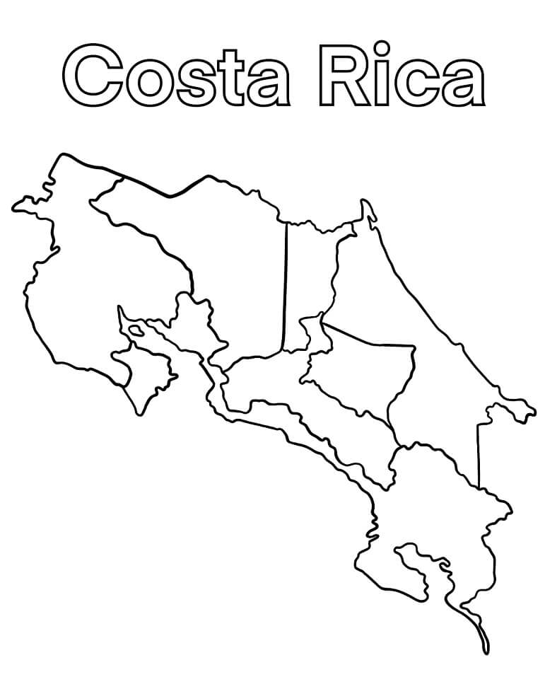 Mapa De Costa Rica Para Colorear Para Colorear Porn Sex Picture