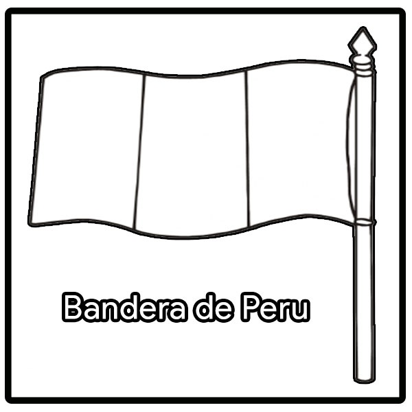 Bandera De Peru Para Colorear Pintar Colorear Im Genes