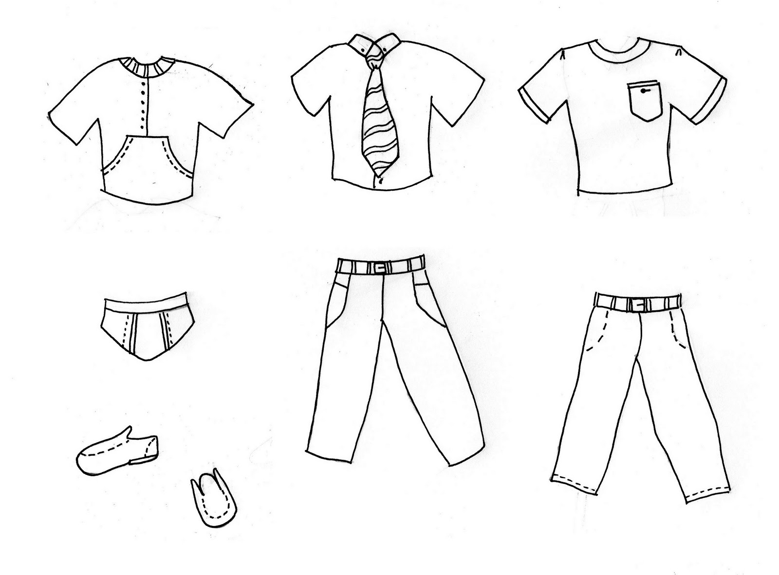 ropa de niño | Colorear imágenes