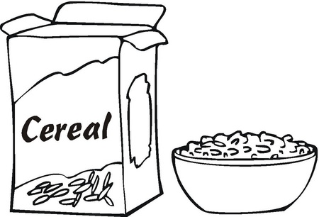  cereales-para-el-desayuno-dibujos-para-colorear