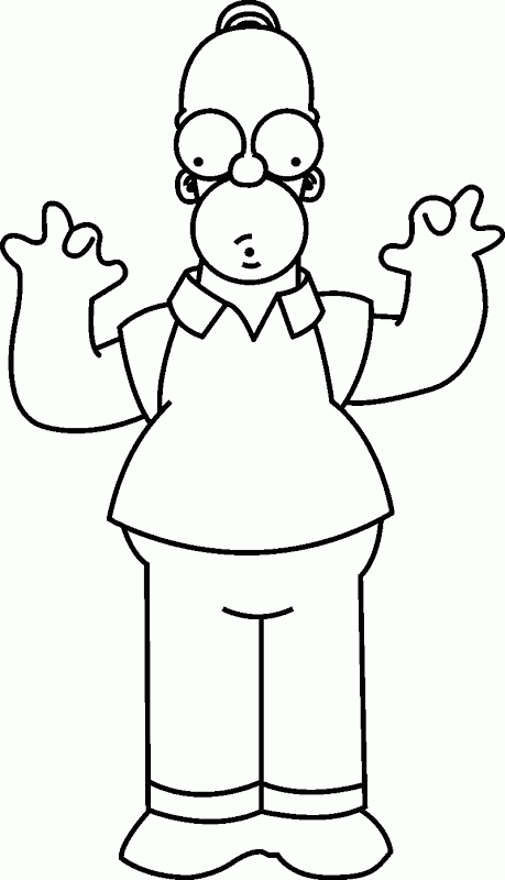 simpsons coloring pages-3