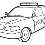 Dibujos de Coches de policía para pintar: Patrulleros para colorear