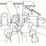 Los Simpsons para imprimir y colorear