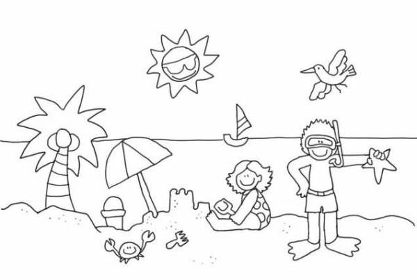 niños+playa