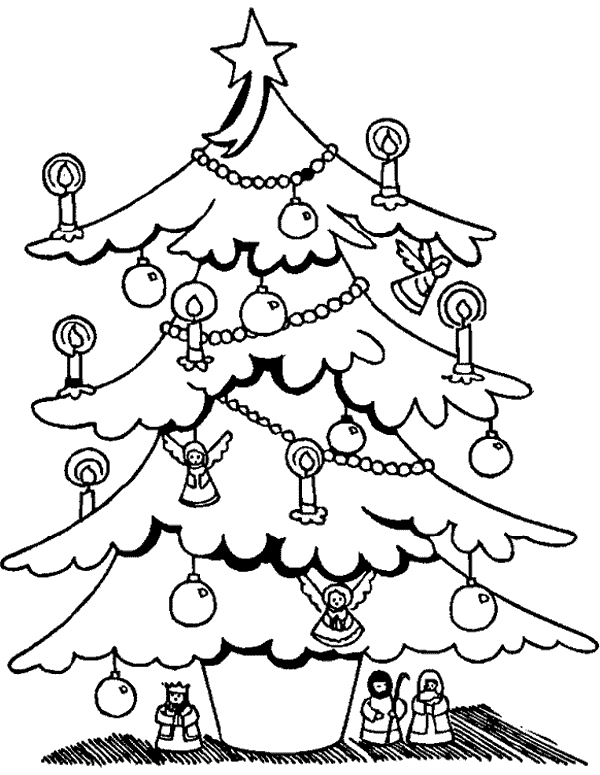 54 Dibujos De Navidad Tarjetas Papa Noel Y Arbolitos De Navidad