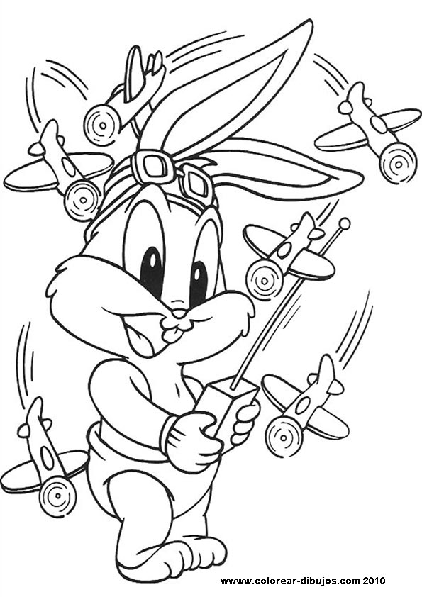 bugs-bunny-colorear-dibujo-de-baby-looney-tunes4