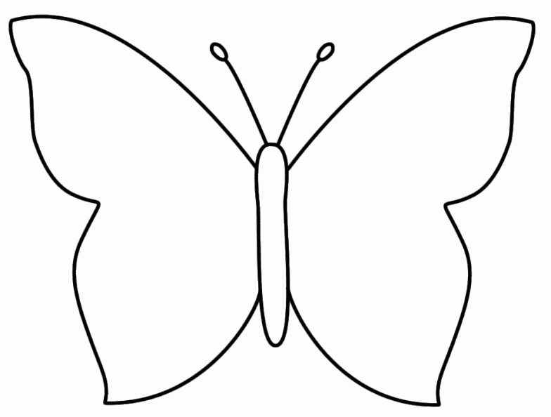 dibujos-para-colorear-de-mariposa