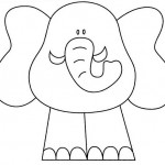 Dibujos de elefantes para colorear