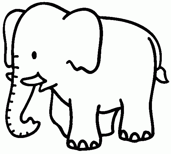 elefante para pintar 1