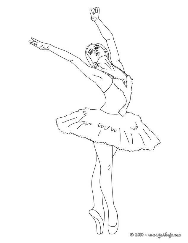 Bailarinas de ballet para colorear | Colorear imágenes