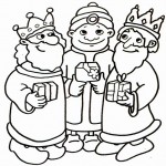 Dibujos de los Reyes Magos para pintar