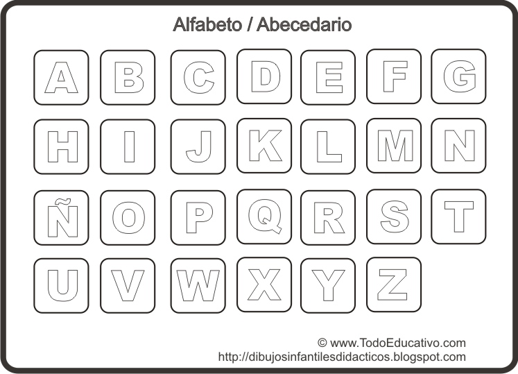Featured image of post Colorear Recortar Abecedario Para Imprimir Colecci n de im genes de abecedarios para colorear