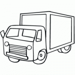 Coloreando dibujos de camiones: Descargar, imprimir y pintar