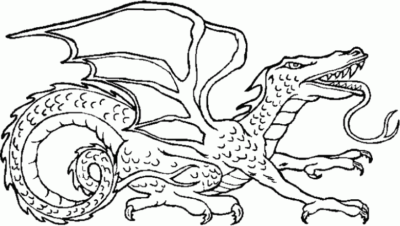 30 dibujos de dragones terroríficos para imprimir y pintar: Caras de  dragones | Colorear imágenes