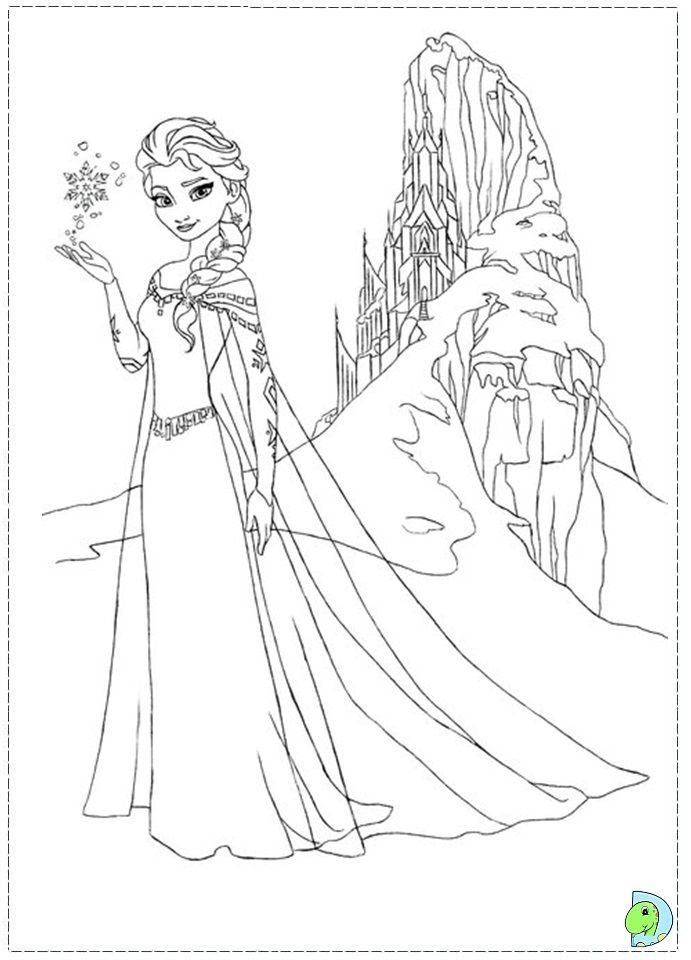 Dibujos de las Princesas de Frozen para pintar | Colorear imágenes