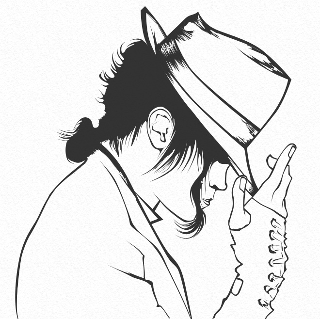 Dibujos para pintar de Michael Jackson | Colorear imÃ¡genes
