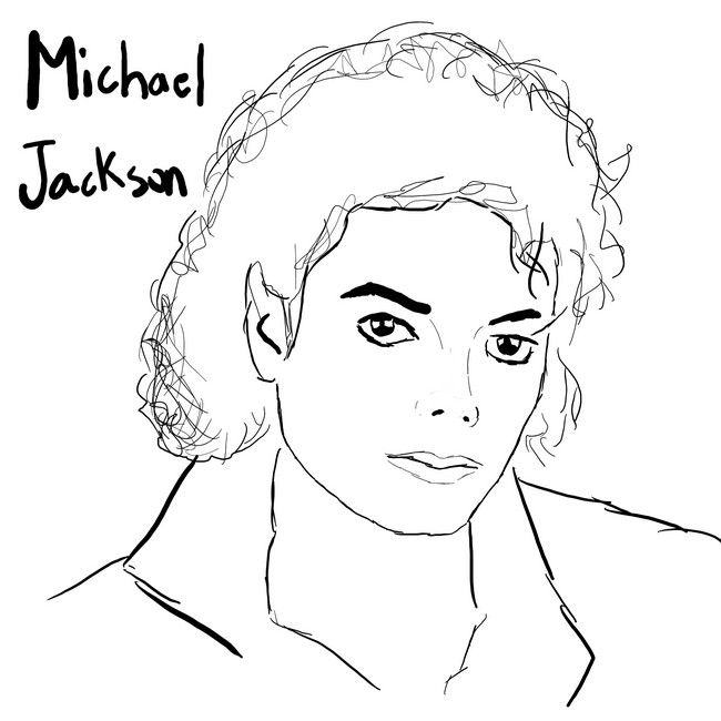 Dibujos Para Pintar De Michael Jackson Colorear Imagenes