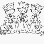 Cartas para los Reyes y Dibujos infantiles de los Reyes Magos para pintar