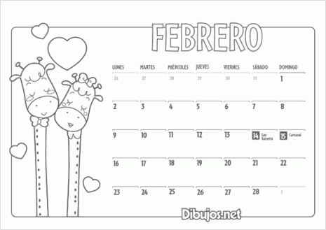 calendario-infantil-2015-colorear-febrero