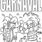 Dibujos de Carnaval para imprimir y pintar