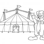 Divertidos dibujos de circo para pintar
