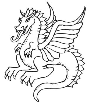 dragones-chinos-para-colorear-300x354
