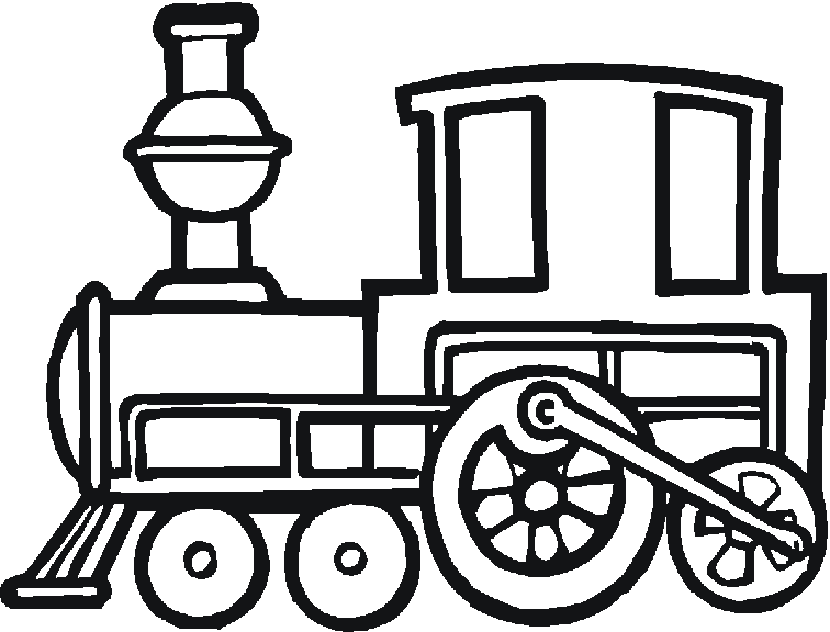 Dibujos de trenes para pintar | Colorear imágenes
