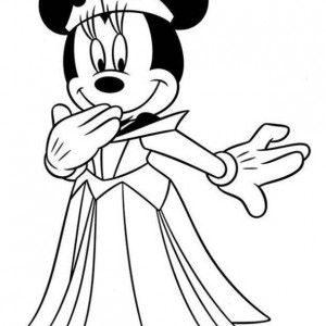 Princess-Minnie-and-mickey-mouse-coloring-pages-300x300