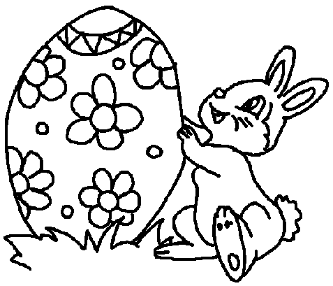 conejos-pascua-colorear