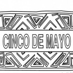 Dibujos del Cinco de Mayo en México para colorear