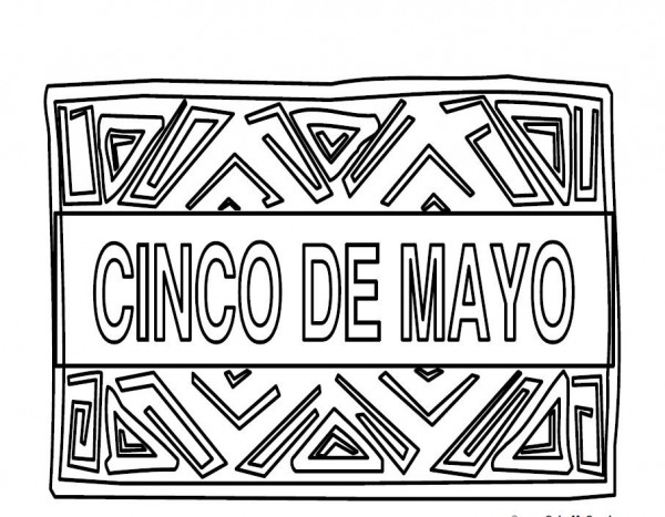 Dibujos del Cinco de Mayo en México para colorear | Colorear imágenes
