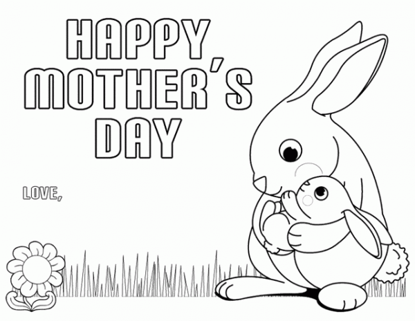  Happy Mother´s Day – Dibujos para imprimir y colorear en el Día de la Madre