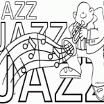 Dibujos del Día Internacional del Jazz para pintar