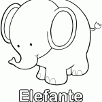 Dibujos fáciles de elefantes para pintar