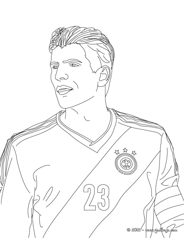 Dibujos De Jugadores De Fútbol Famosos Para Pintar Messi Cristiano