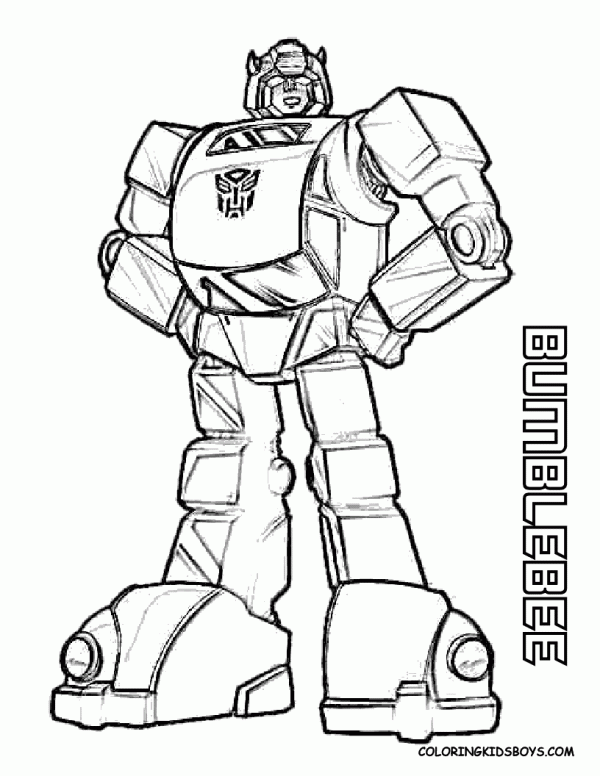 Bumblebee-Transformers-Coloring-Pages