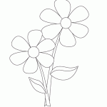 Dibujos de flores hermosas para descargar, imprimir y pintar esta