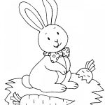Dibujos de conejitos bebés para colorear