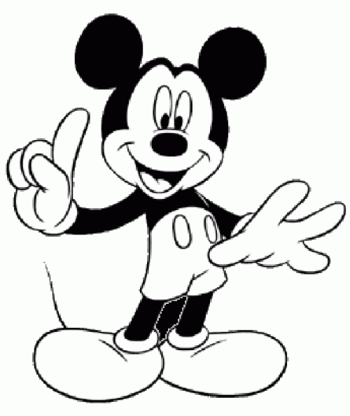 Fotos De Mickey Mouse Para Pintar Colorear Imagenes