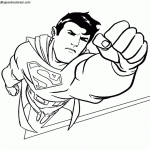Imágenes animadas de Superman para pintar