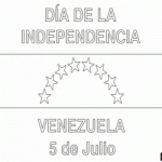 Dibujos del Día de la Independencia de Venezuela para pintar