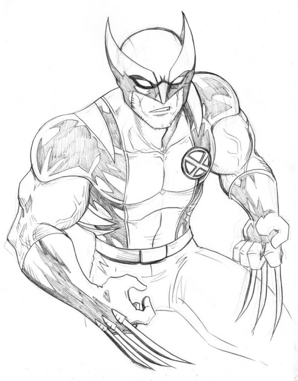 Imágenes de Wolverine para pintar | Colorear imágenes